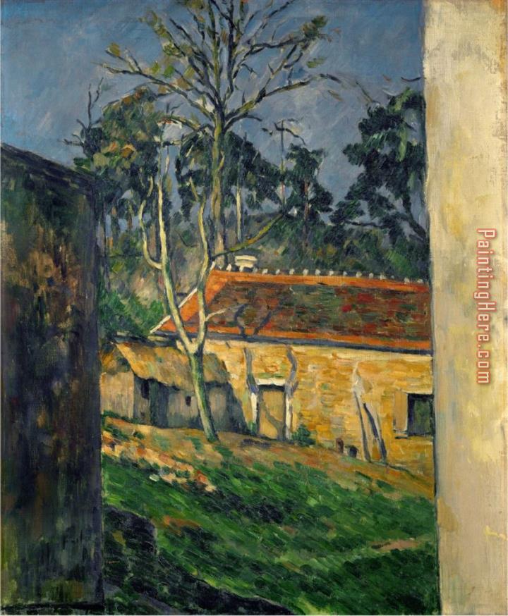 Paul Cezanne Farmyard at Auvers 1879 1882